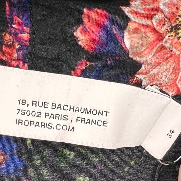 IRO Noun Floral Smock Blouse Size 34/US2 NWT - Picture 6 of 8